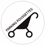 Parking poussettes à bord